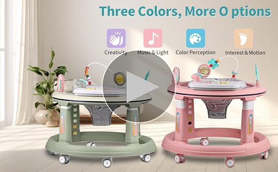 Amazon.com : Baby Walker with Music and Lights, 5 Adjustable